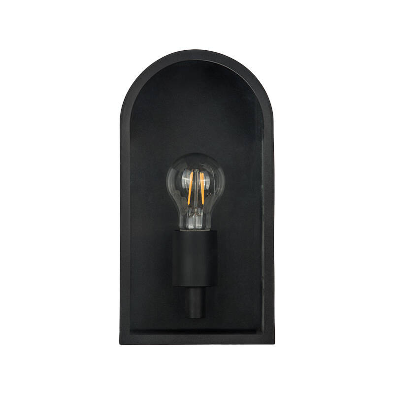 Image of Westport Rivet Half Lantern Outdoor Wall Light