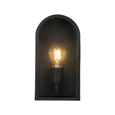 Image of Westport Rivet Half Lantern Outdoor Wall Light