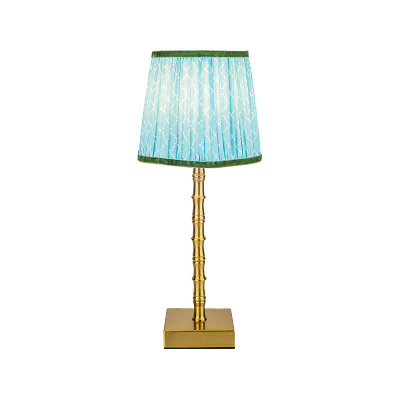 Image of Wisteria Sora House Faux Silk USB Rechargeable LED Table Lamp