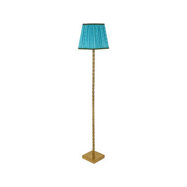 Image of Wisteria Sora House Faux Silk USB Rechargeable LED Floor Lamp
