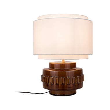 Image of Khudi & Khora Ceramic Ember Table Lamp