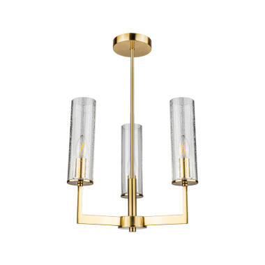 Image of Westport Hearth Halo 3 Arm Semi-Flush Ceiling Light