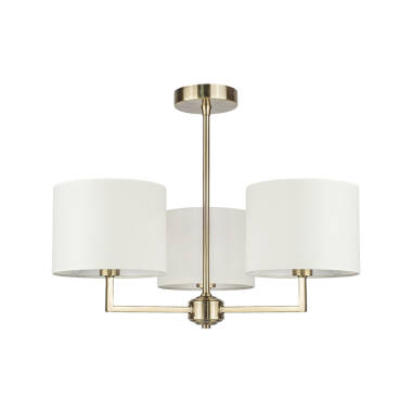 Image of Westport Studio 3 Arm Semi-Flush Ceiling Light