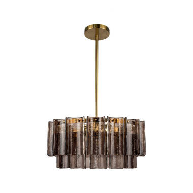 Image of Westport Velluto Smoked Glass Chandelier