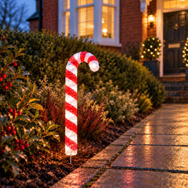 Image of Konstsmide Christmas 43cm LED Candy Canes