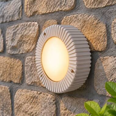Image of Edit Coastal Cowrie Outdoor Flush Wall Light