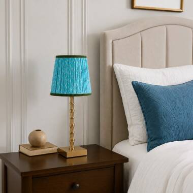 Wisteria Sora House Faux Silk USB Rechargeable LED Table Lamp