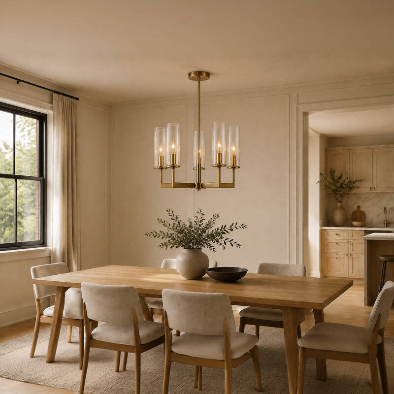 Image of Westport Hearth Halo 5 Arm Ceiling Pendant Light