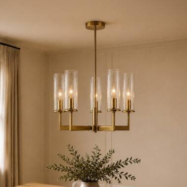 Image of Westport Hearth Halo 5 Arm Ceiling Pendant Light