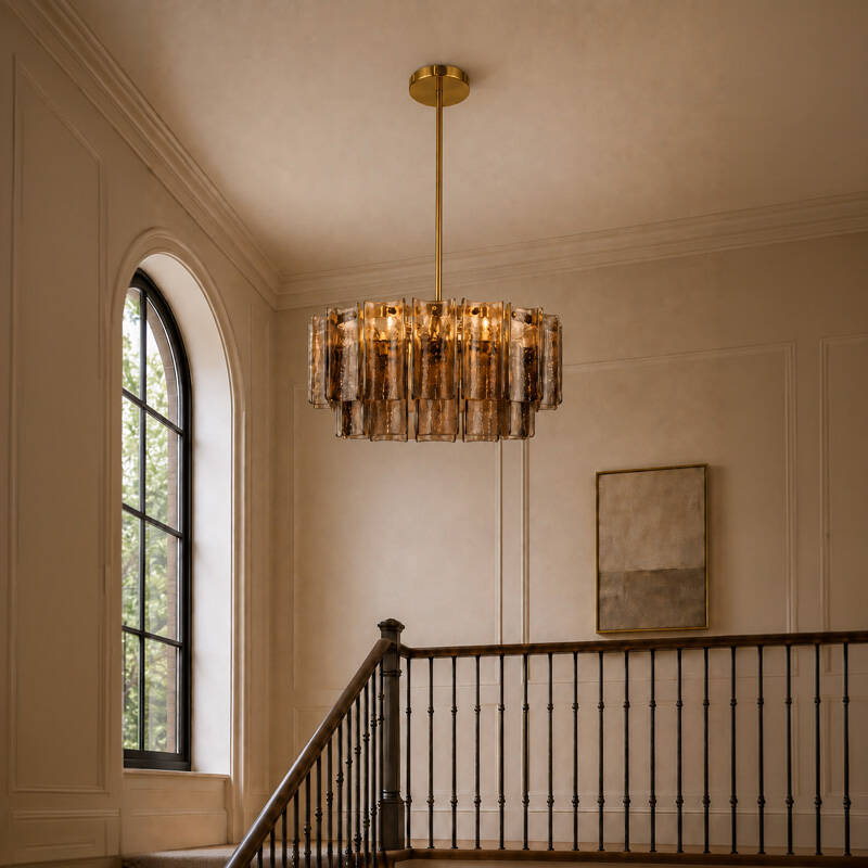 Image of Westport Velluto Smoked Glass Chandelier