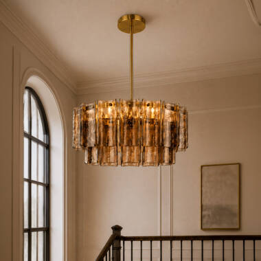 Image of Westport Velluto Smoked Glass Chandelier