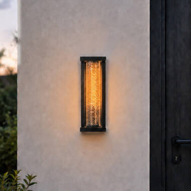 Image of Westport Arcora Half Lantern Outdoor Wall Light