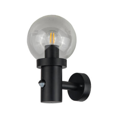 Image of Edit Fjord Outdoor Lantern Wall Light with PIR Sensor