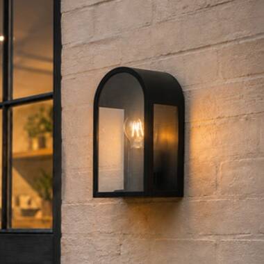 Image of Westport Rivet Half Lantern Outdoor Wall Light