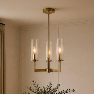 Image of Westport Hearth Halo 3 Arm Semi-Flush Ceiling Light