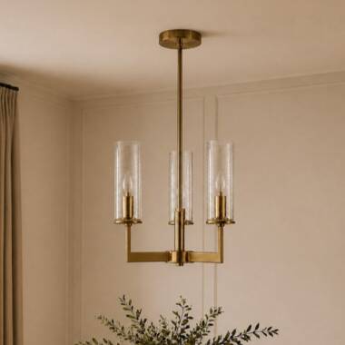 Image of Westport Hearth Halo 3 Arm Semi-Flush Ceiling Light