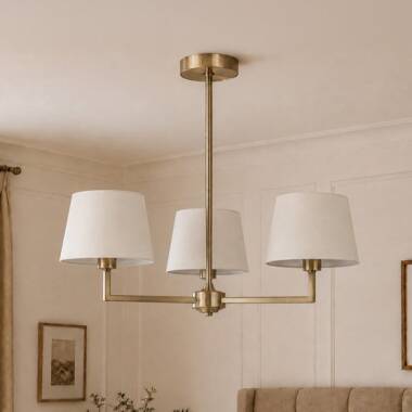 Image of Westport Orelia 3 Arm Semi-Flush Ceiling Light