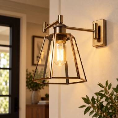 Image of Wisteria Dahlia Swing Arm Reading Light - Pack of 2