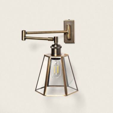 Image of Wisteria Dahlia Swing Arm Reading Light - Pack of 2