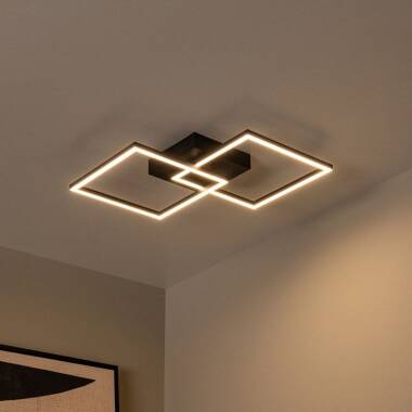 Lucide Arianne CCT LED Square Flush Ceiling Light