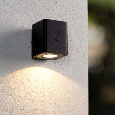 Lucide Ramin Solar LED Outdoor Wall Light with PIR Sensor