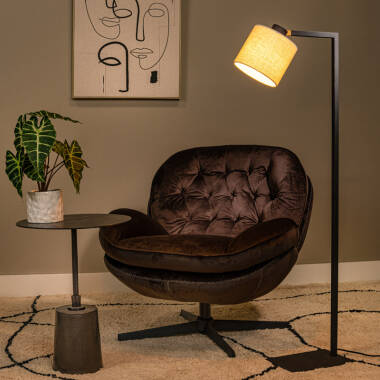 Lucide Lesley Linen Floor Lamp