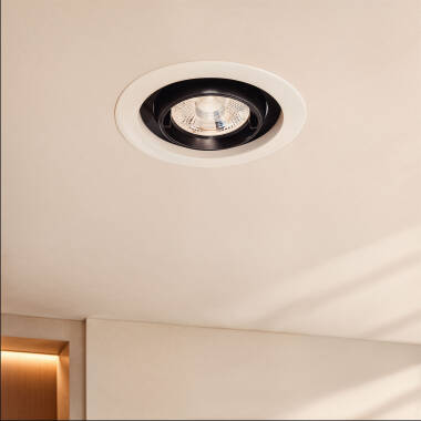 Image of Round Expert Colour 12W Cool Daylight COB LED Adjustable Downlight Cutout 100mm