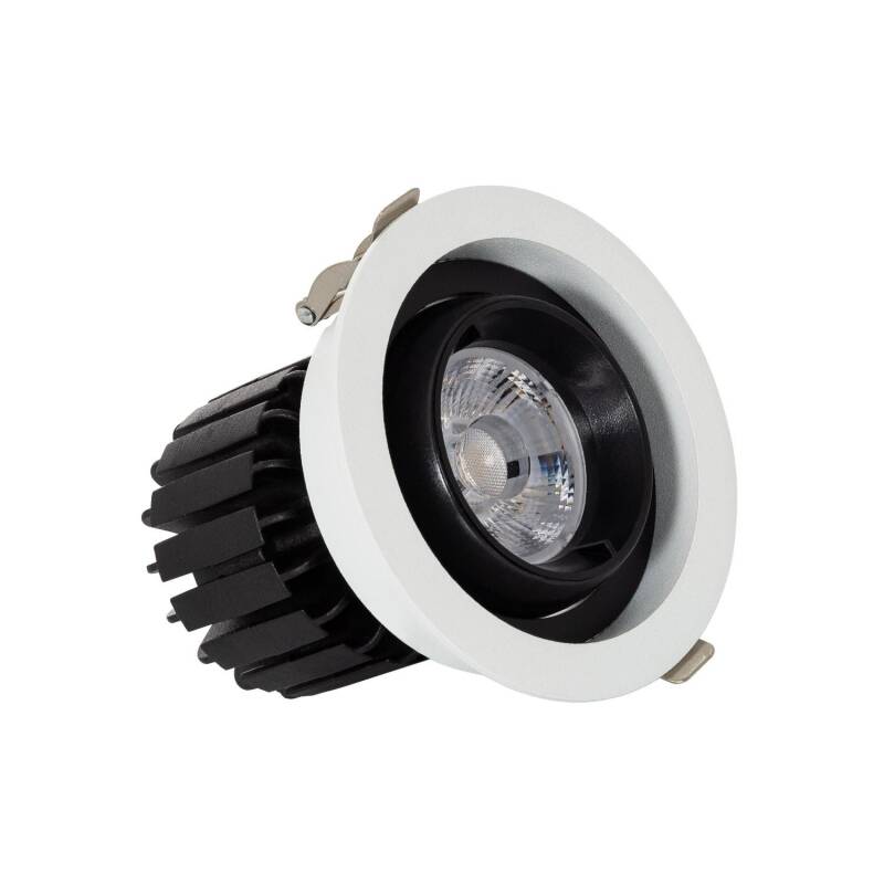 Image of Round Expert Colour 12W Cool Daylight COB LED Adjustable Downlight Cutout 100mm