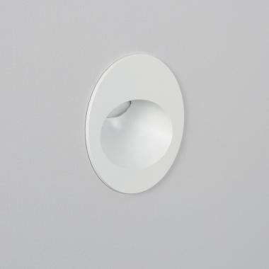 Edit Coney 3W Round Recessed Outdoor Wall Light