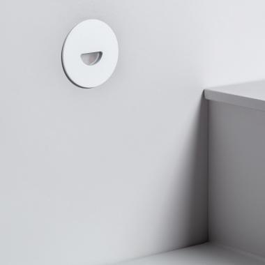 Edit Guell 2W LED Round Aluminium Wall Spotlight IP65