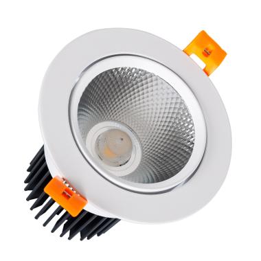 Round Expert Colour 15W COB LED Adjustable Downlight Cutout 90mm