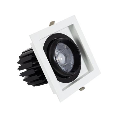 Square Expert Colour 18W COB LED Adjustable Downlight Cutout 125x125mm