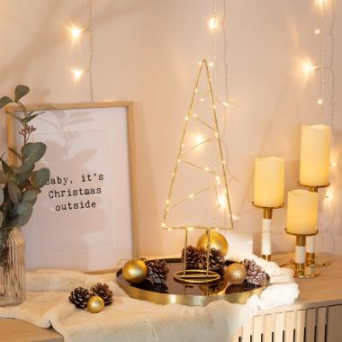 Edit Battery Operated LED Christmas Tree