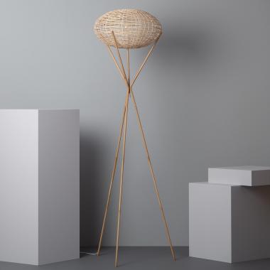 Edit Ronax Rattan Floor Lamp