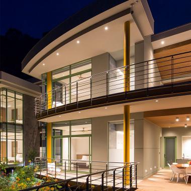 Image of Gea Round Outdoor LED Recessed Ceiling Spotlight IP65