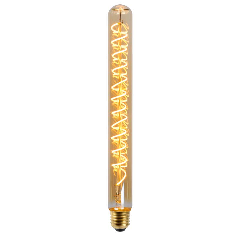 Lucide 5W Very Warm White Dimmable LED Decorative Filament 300mm Tubular Bulb - Screw Cap