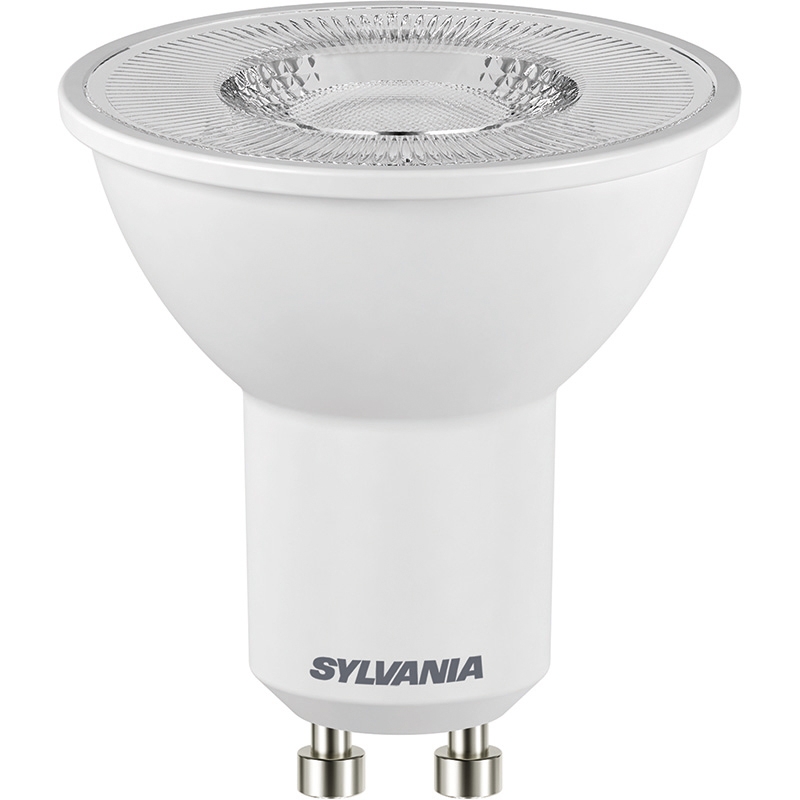Sylvania 4.2W Warm White LED GU10 Bulb - 110 Degree Beam - Pack of 10