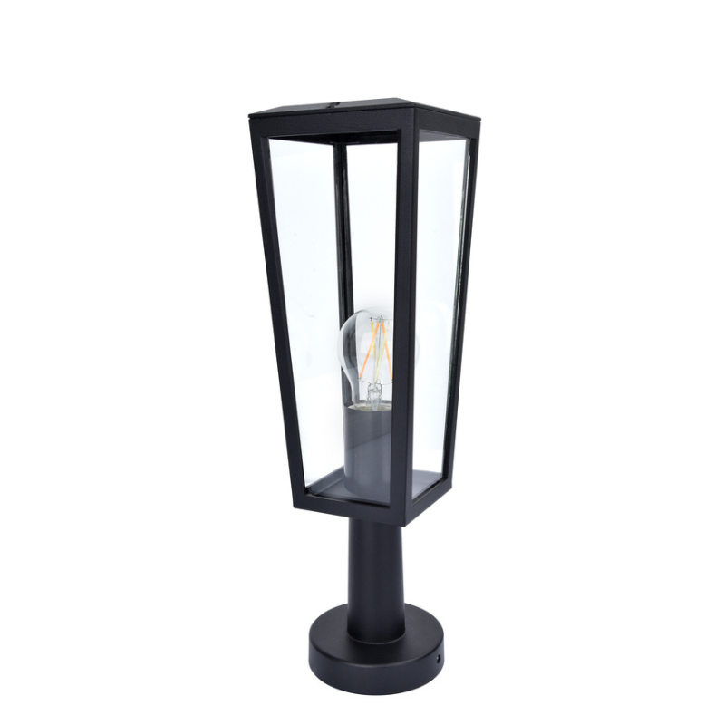 Outside pedestal shop lights