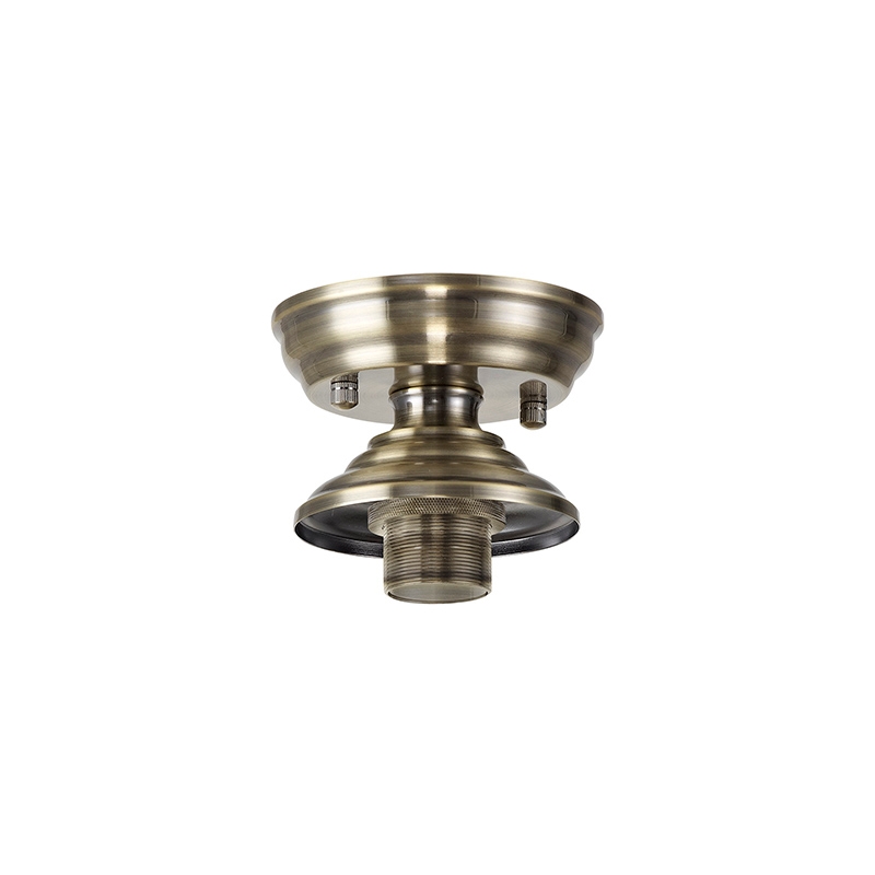 Missouri Flush Ceiling Light - Antique Brass