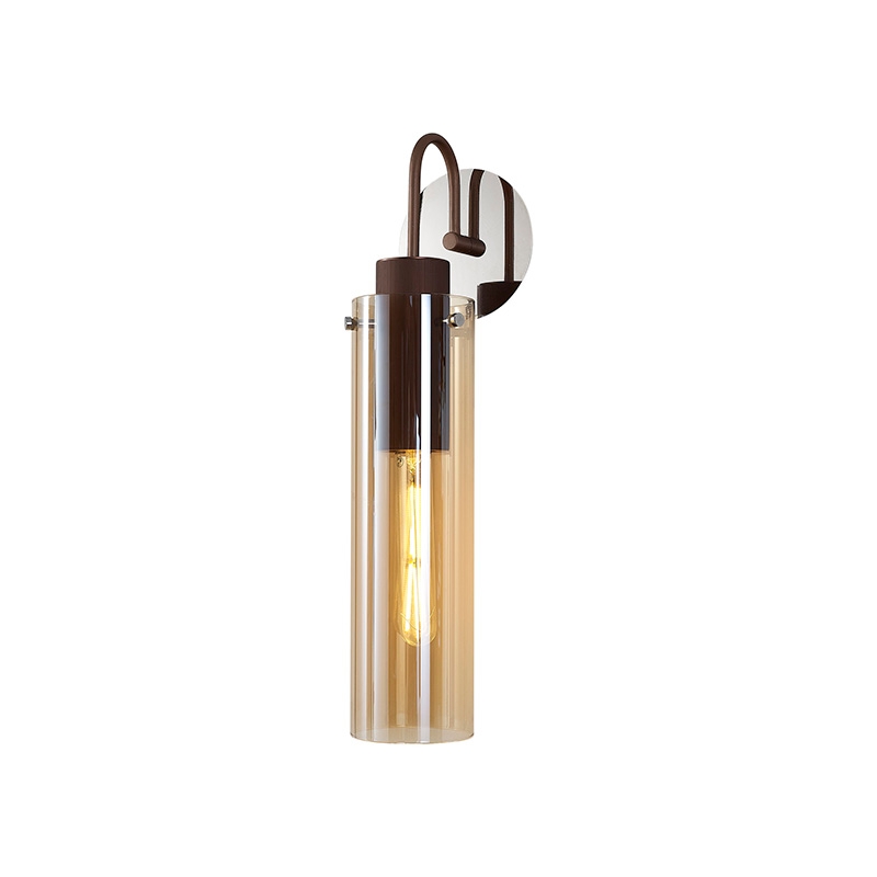Austin Glass Wall Light - Amber