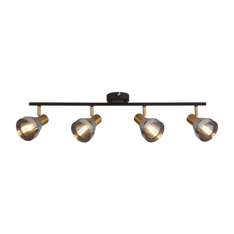 Searchlight Westminster 4 Light Spotlight Bar - Black