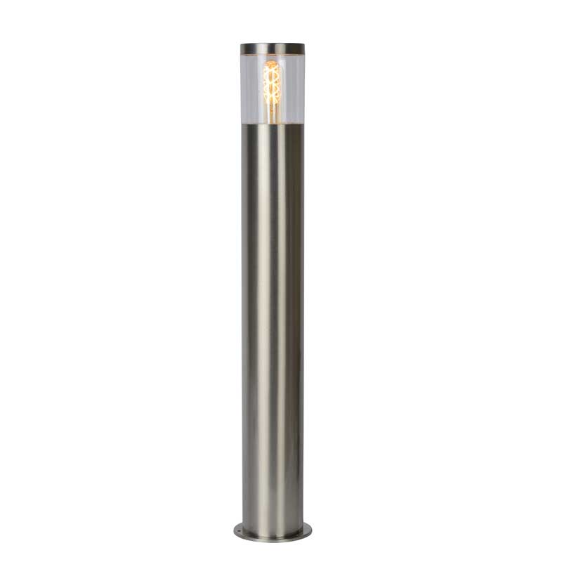 Lucide Fedor 800 Outdoor Bollard Light - Satin Chrome