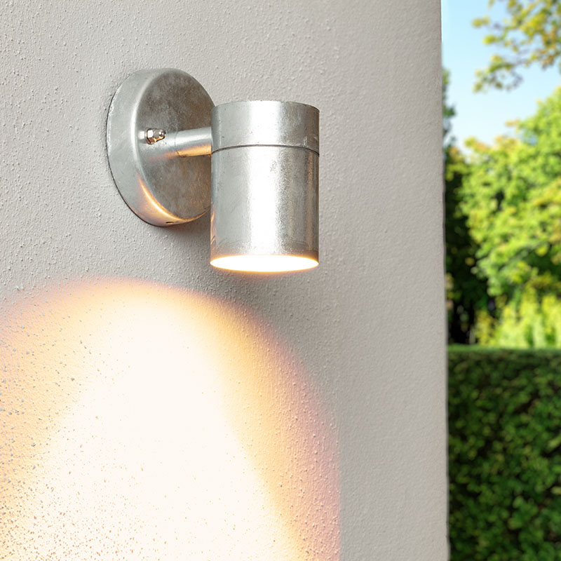 Edit Coastal Viking Outdoor Wall Light - Galvanised Steel